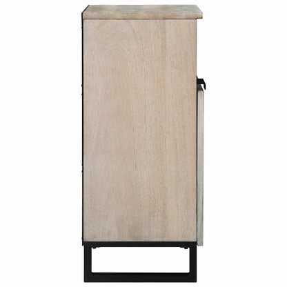 vidaXL Media Storage Cabinets & Racks White and Black 60 x 33 x 75 cm