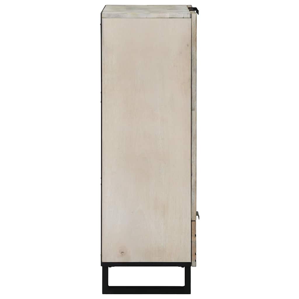 vidaXL Media Storage Cabinets & Racks White and Black 60 x 33 x 100 cm