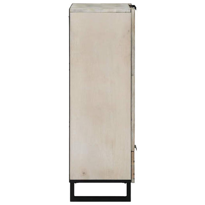 vidaXL Media Storage Cabinets & Racks White and Black 60 x 33 x 100 cm
