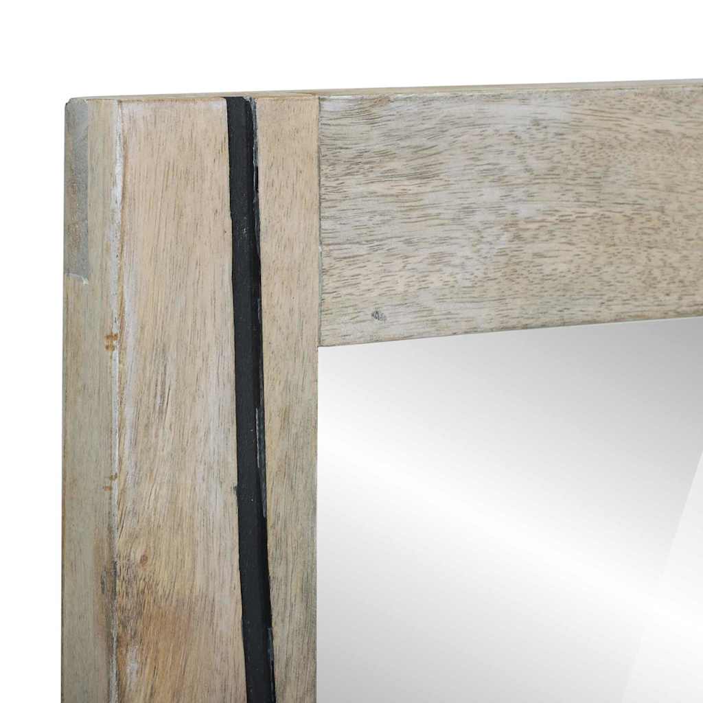 vidaXL Bathroom Mirror Rectangular with Mirror White 50 x 2.5 x 70 cm