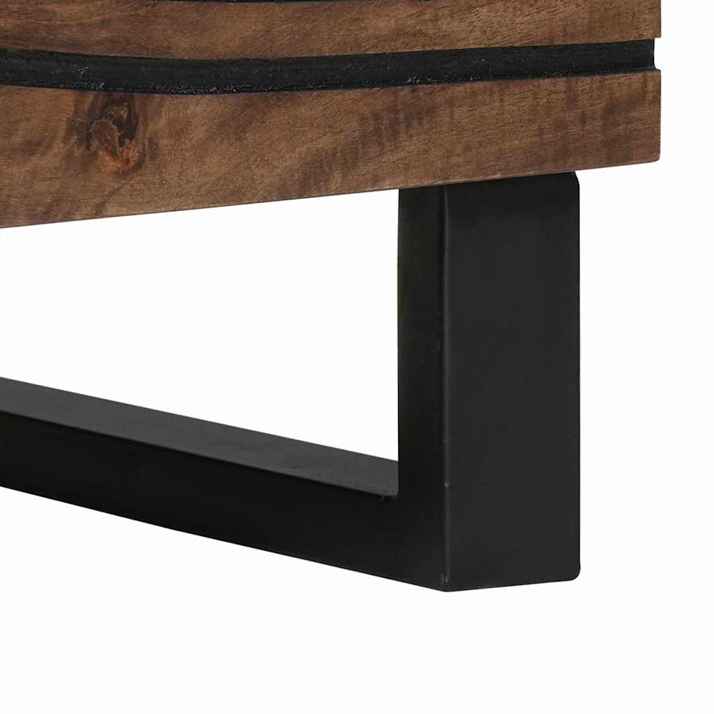 vidaXL Bedside Cabinet 2 pcs Walnut 40 x 33 x 46 cm Engineered Wood