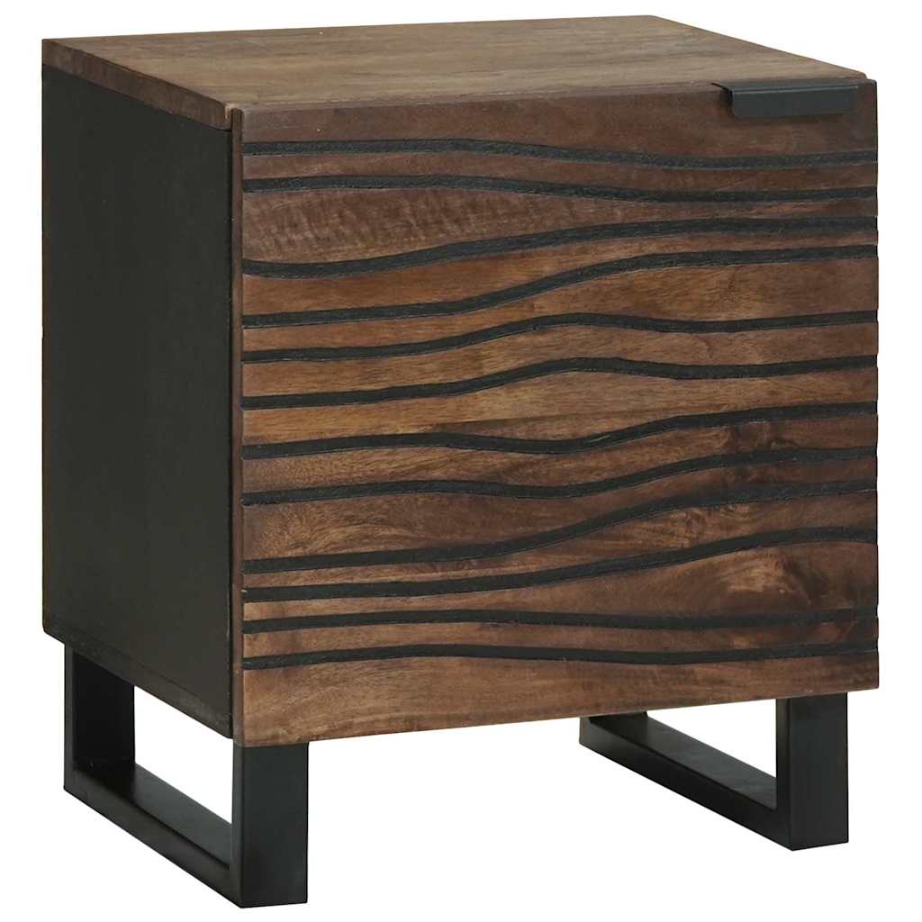 vidaXL Bedside Cabinet 2 pcs Walnut 40 x 33 x 46 cm Engineered Wood