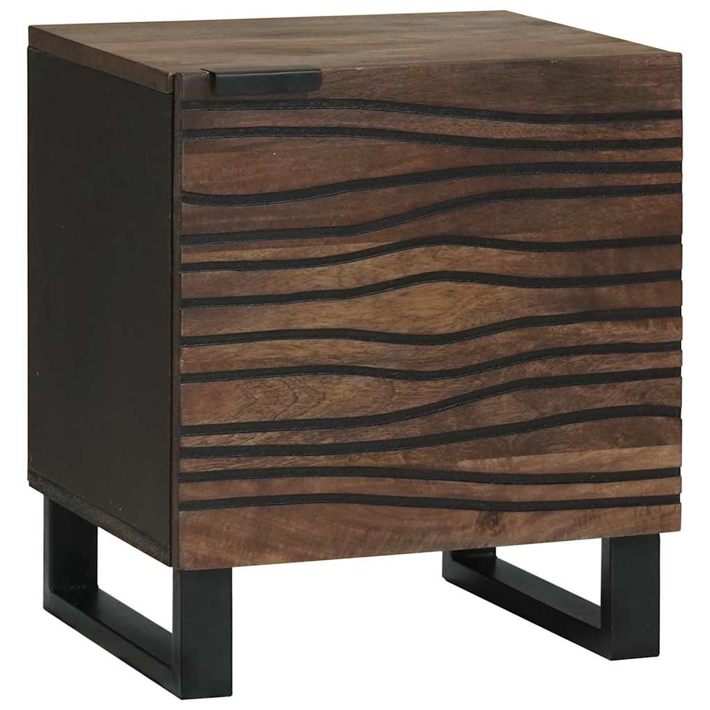vidaXL Bedside Cabinet 2 pcs Walnut 40 x 33 x 46 cm Engineered Wood