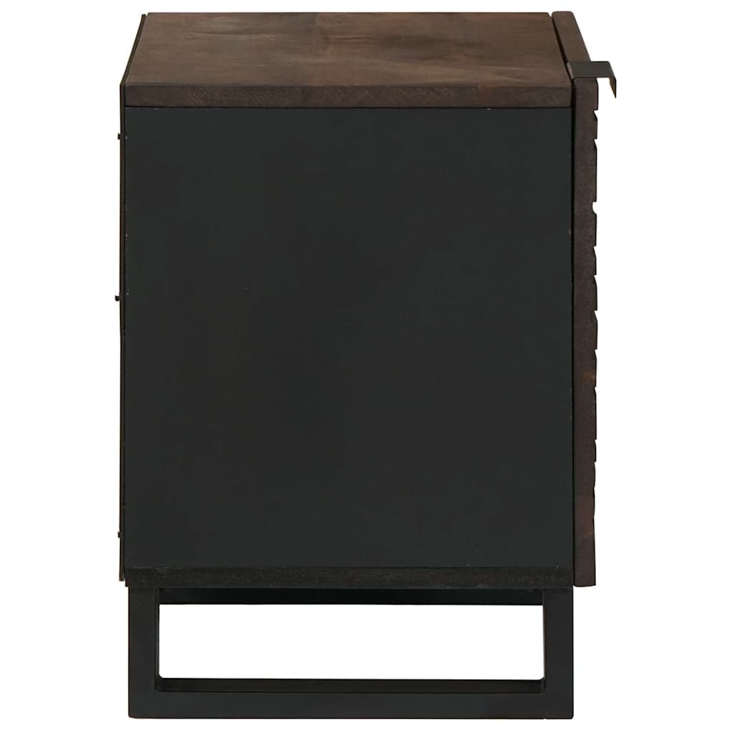 vidaXL Bedside Cabinet 2 pcs Walnut 40 x 33 x 46 cm Engineered Wood
