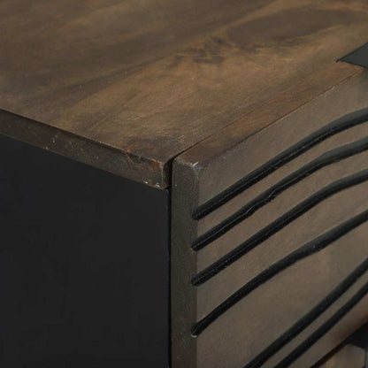 vidaXL Bedside Cabinet 2 pcs Walnut 40 x 33 x 46 cm Engineered Wood