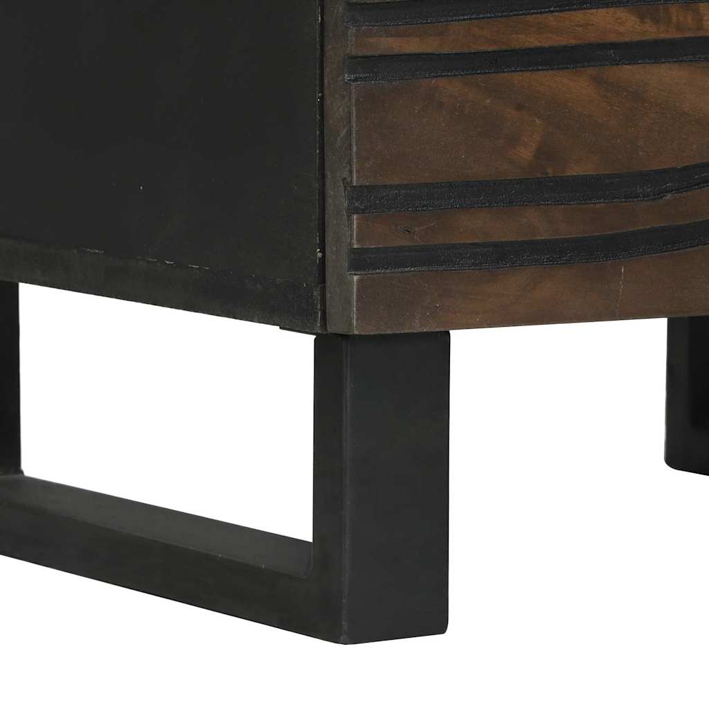 vidaXL Bedside Cabinet 2 pcs Walnut 40 x 33 x 46 cm Engineered Wood
