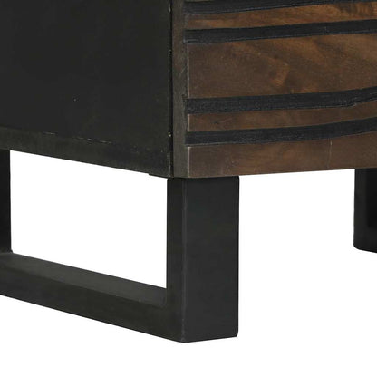 vidaXL Bedside Cabinet 2 pcs Walnut 40 x 33 x 46 cm Engineered Wood