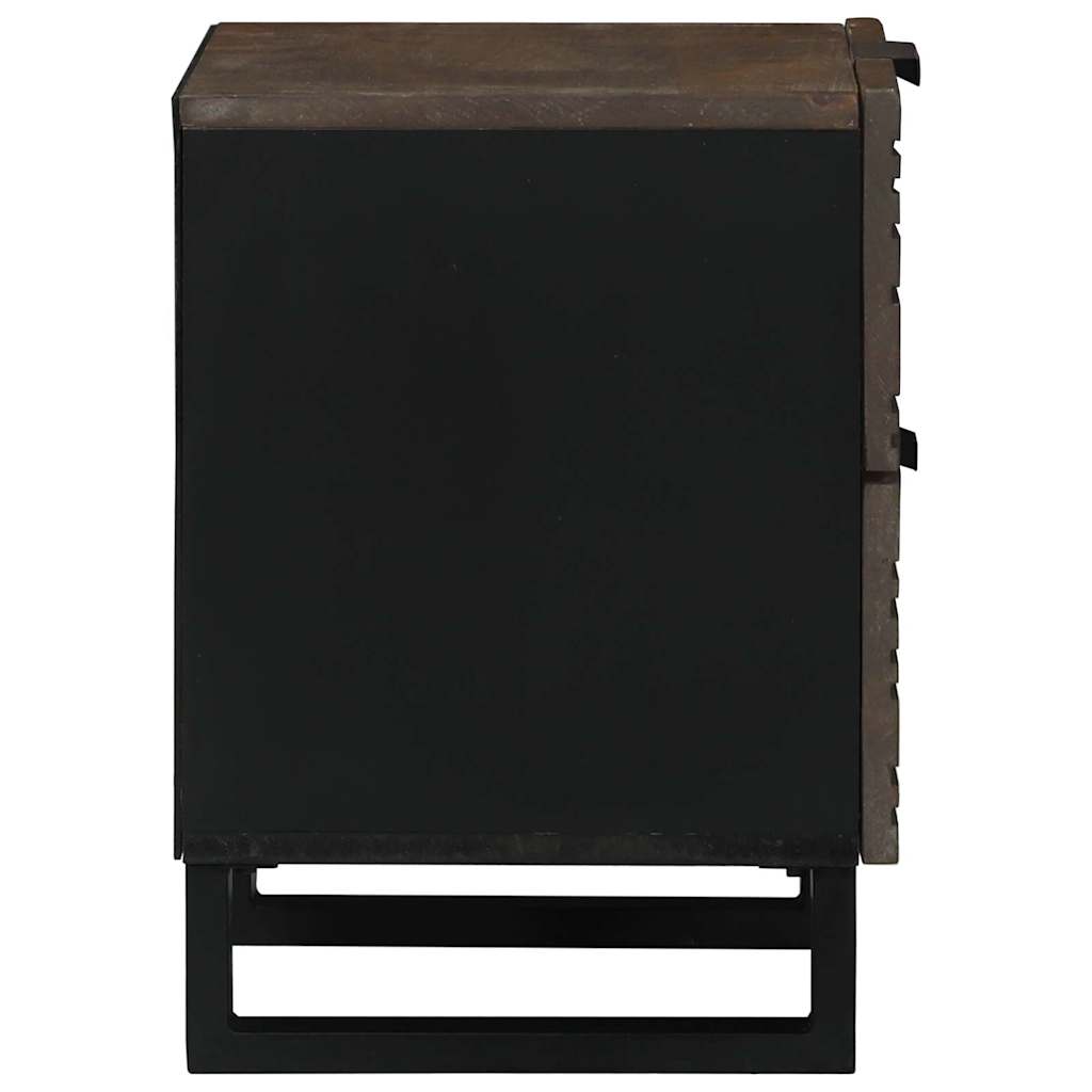 vidaXL Bedside Cabinet 2 pcs Walnut 40 x 33 x 46 cm Engineered Wood
