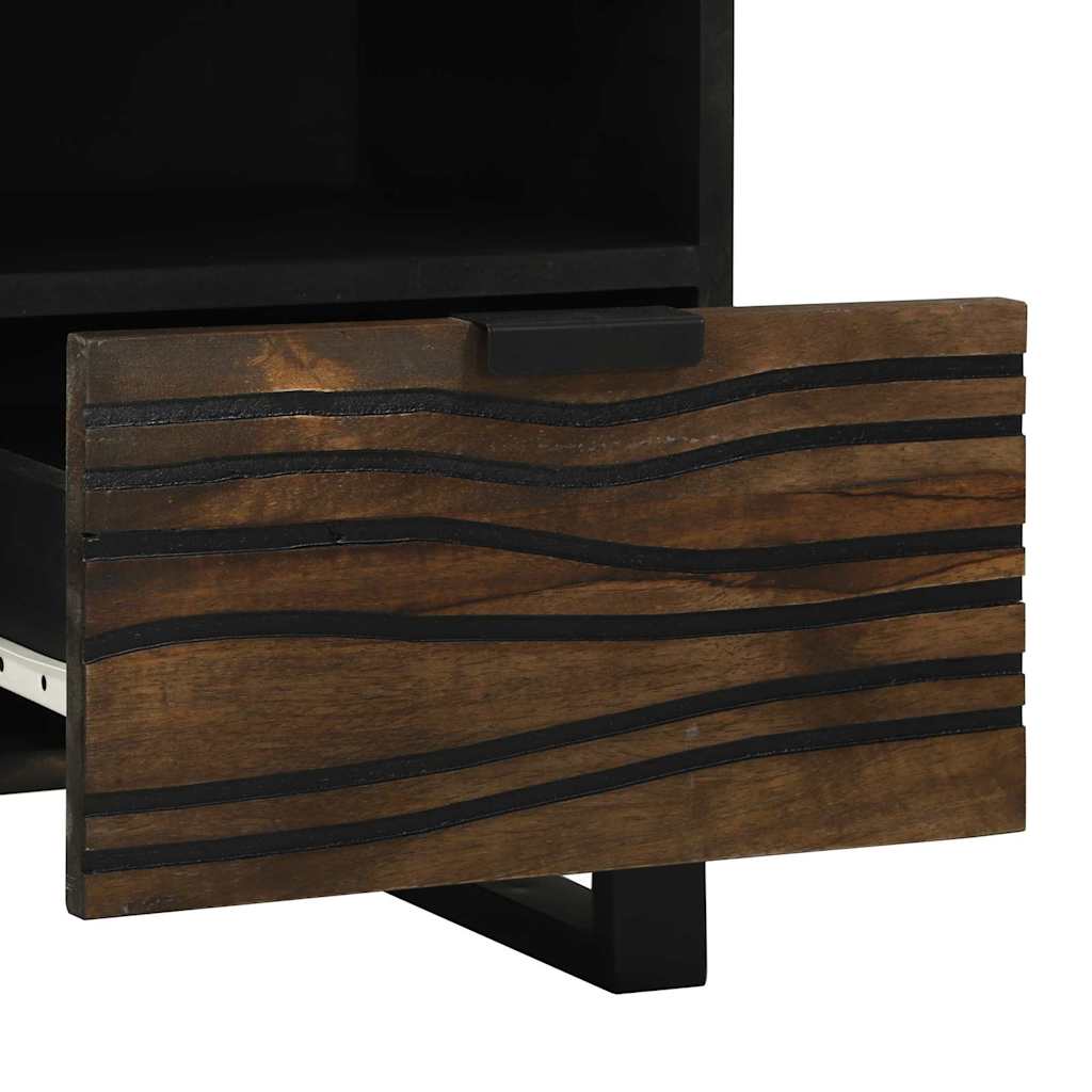 vidaXL TV Units with Drawer Walnut 70 x 33 x 46 cm Engineered wood
