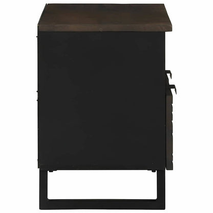 vidaXL TV Units with Drawer Walnut 70 x 33 x 46 cm Engineered wood