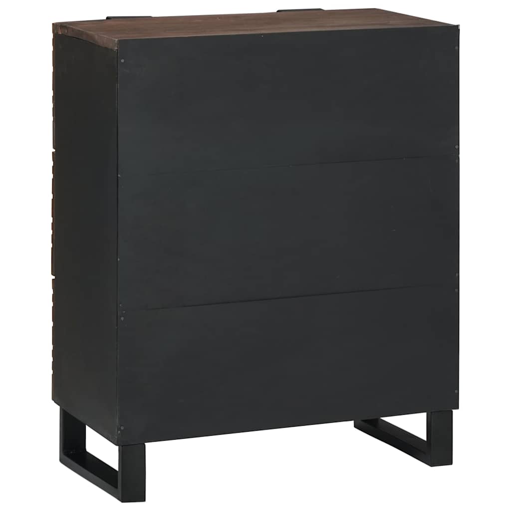 vidaXL Sideboard with Drawer Brown 60 x 33.5 x 75 cm Solid Mango wood