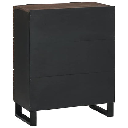 vidaXL Sideboard with Drawer Brown 60 x 33.5 x 75 cm Solid Mango wood