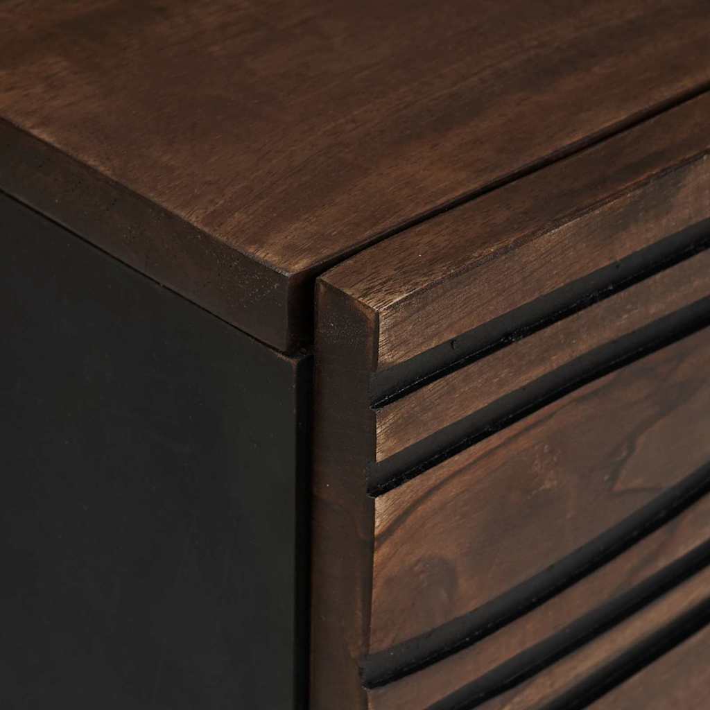 vidaXL Coffee Table Walnut 80 x 50 x 40 cm Engineered Wood