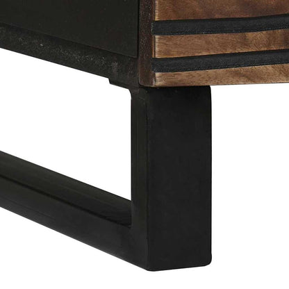 vidaXL Coffee Table Walnut 80 x 50 x 40 cm Engineered Wood