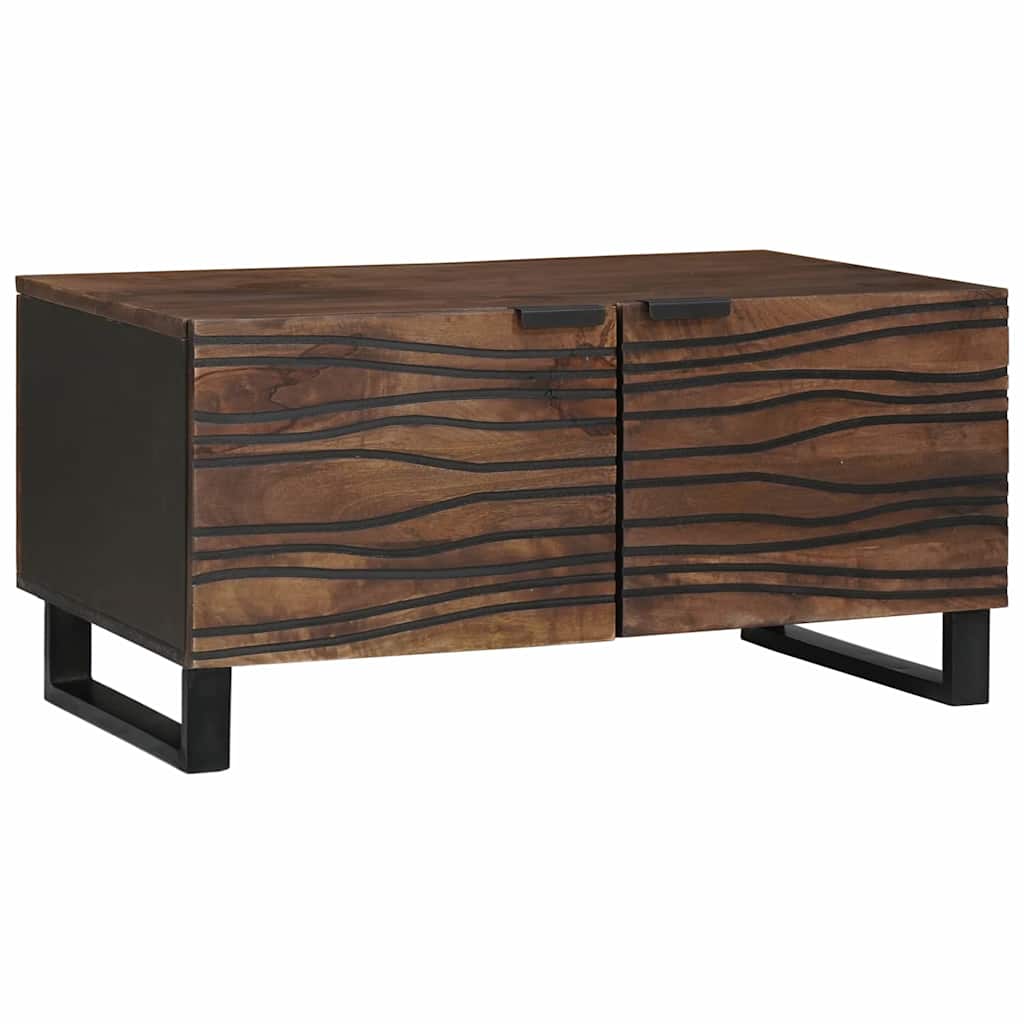 vidaXL Coffee Table Walnut 80 x 50 x 40 cm Engineered Wood