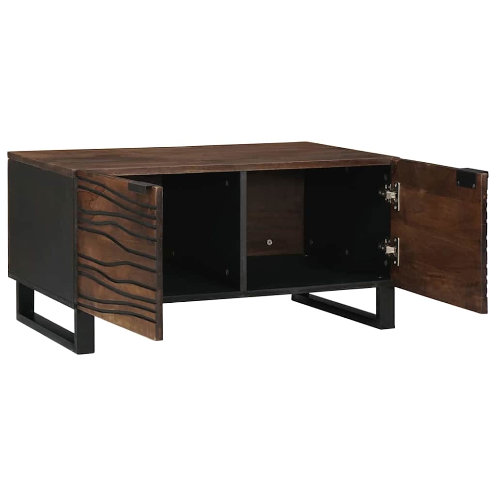 vidaXL Coffee Table Walnut 80 x 50 x 40 cm Engineered Wood
