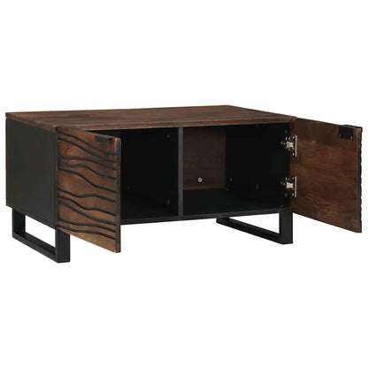vidaXL Coffee Table Walnut 80 x 50 x 40 cm Engineered Wood