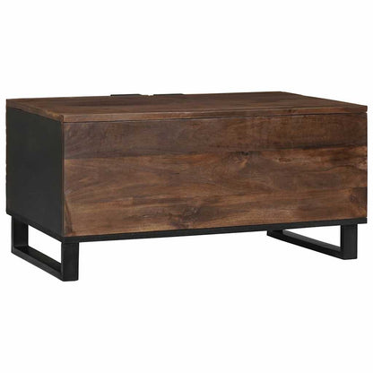 vidaXL Coffee Table Walnut 80 x 50 x 40 cm Engineered Wood