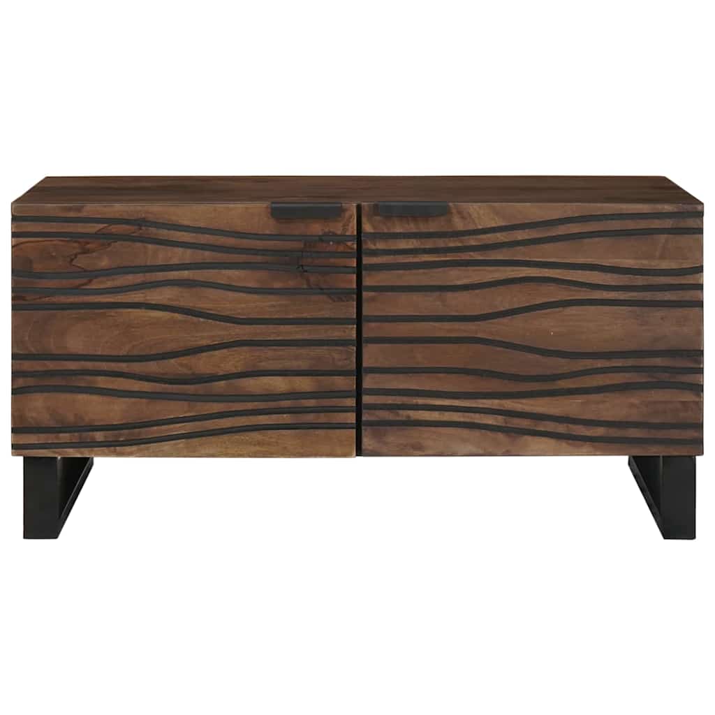vidaXL Coffee Table Walnut 80 x 50 x 40 cm Engineered Wood