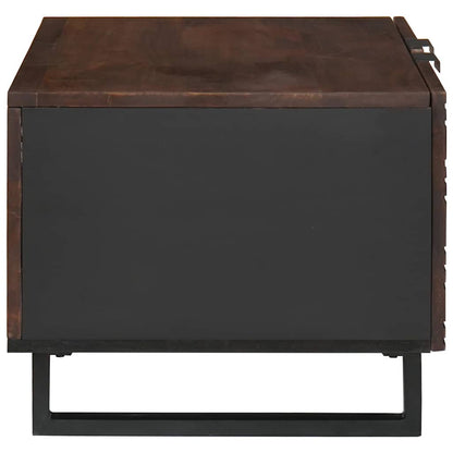 vidaXL Coffee Table Walnut 80 x 50 x 40 cm Engineered Wood