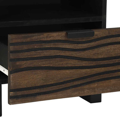 vidaXL Bedside Cabinet Walnut 40 x 33 x 46 cm Engineered Wood