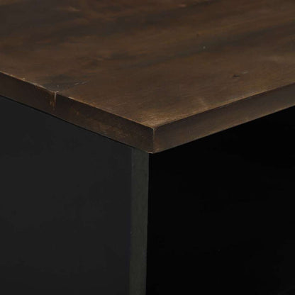 vidaXL Bedside Cabinet 2 pcs Walnut 40 x 33 x 46 cm Engineered Wood