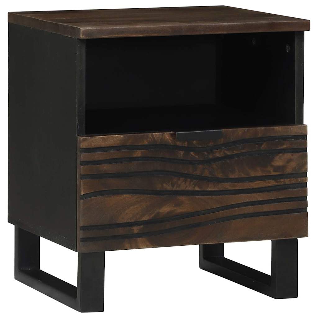 vidaXL Bedside Cabinet 2 pcs Walnut 40 x 33 x 46 cm Engineered Wood