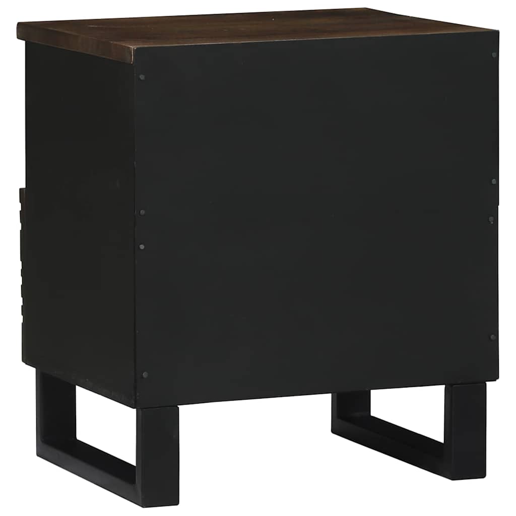 vidaXL Bedside Cabinet 2 pcs Walnut 40 x 33 x 46 cm Engineered Wood