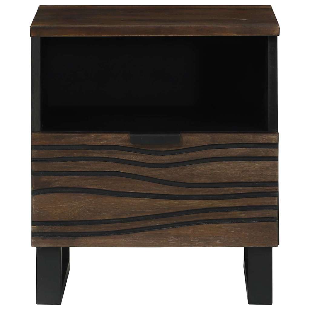 vidaXL Bedside Cabinet 2 pcs Walnut 40 x 33 x 46 cm Engineered Wood