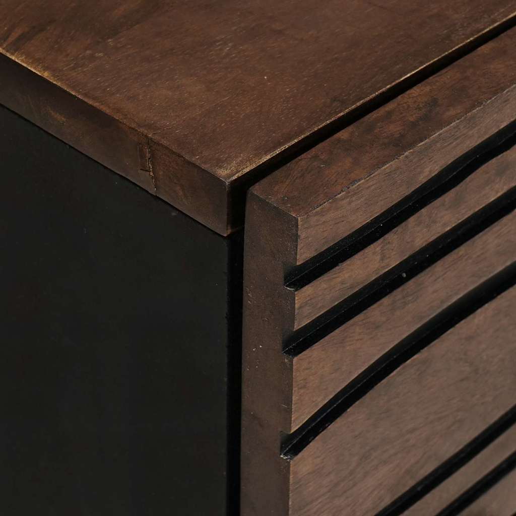 vidaXL Bedside Cabinet Walnut 50 x 33 x 60 cm Engineered Wood