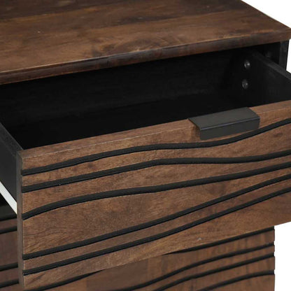vidaXL Bedside Cabinet Walnut 50 x 33 x 60 cm Engineered Wood