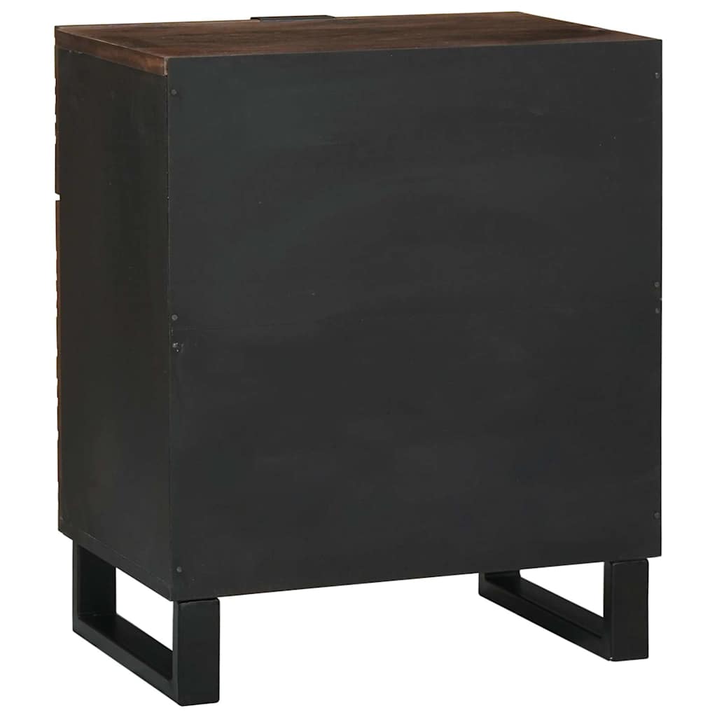 vidaXL Bedside Cabinet Walnut 50 x 33 x 60 cm Engineered Wood
