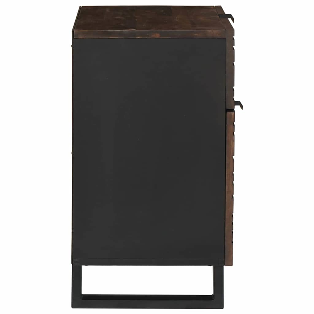 vidaXL Bedside Cabinet Walnut 50 x 33 x 60 cm Engineered Wood