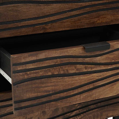 vidaXL Bedside Cabinet Walnut 50 x 33 x 62 cm Engineered Wood