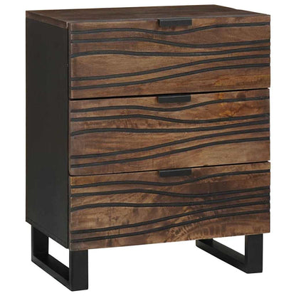 vidaXL Bedside Cabinet Walnut 50 x 33 x 62 cm Engineered Wood