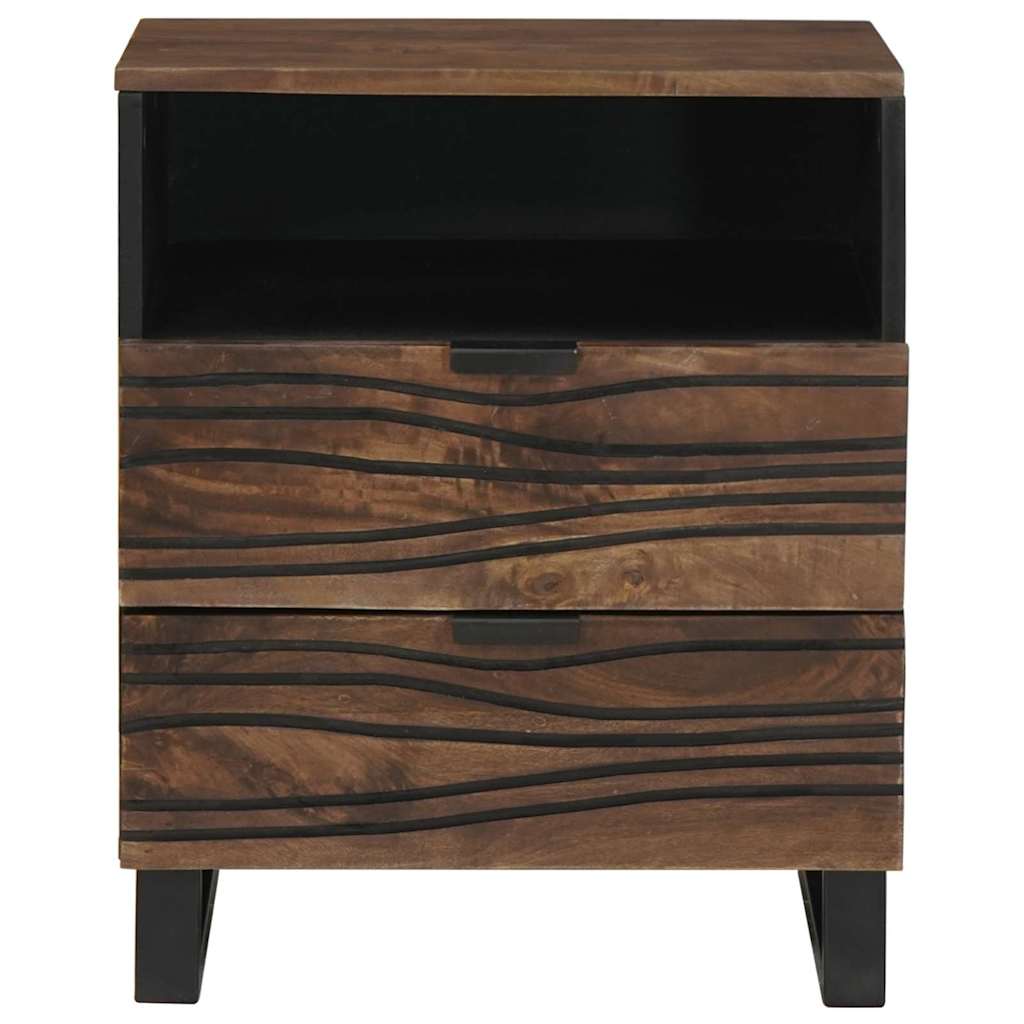 vidaXL Bedside Cabinet Walnut 50 x 33 x 62 cm Engineered Wood