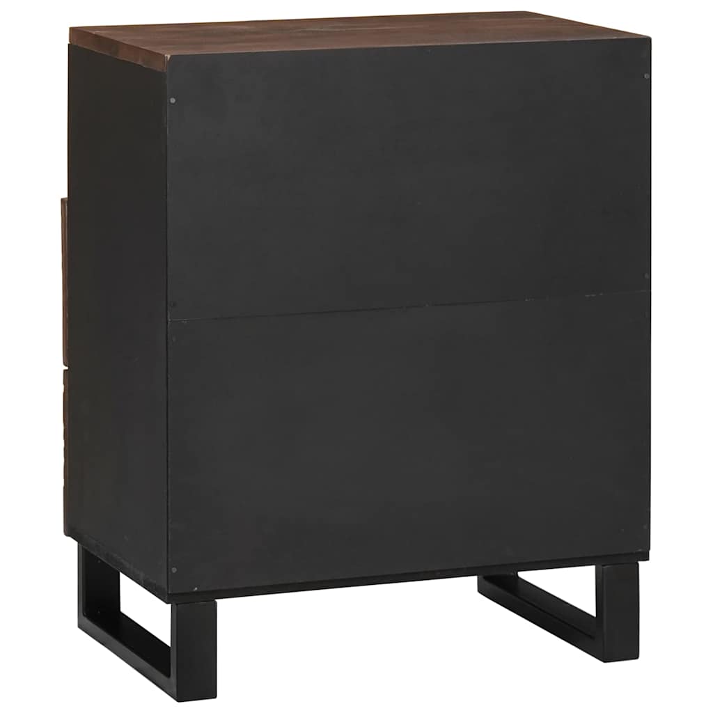 vidaXL Bedside Cabinet Walnut 50 x 33 x 62 cm Engineered Wood
