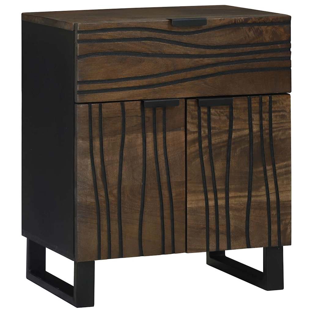 vidaXL Bedside Cabinet Walnut 50 x 33 x 60 cm Engineered Wood