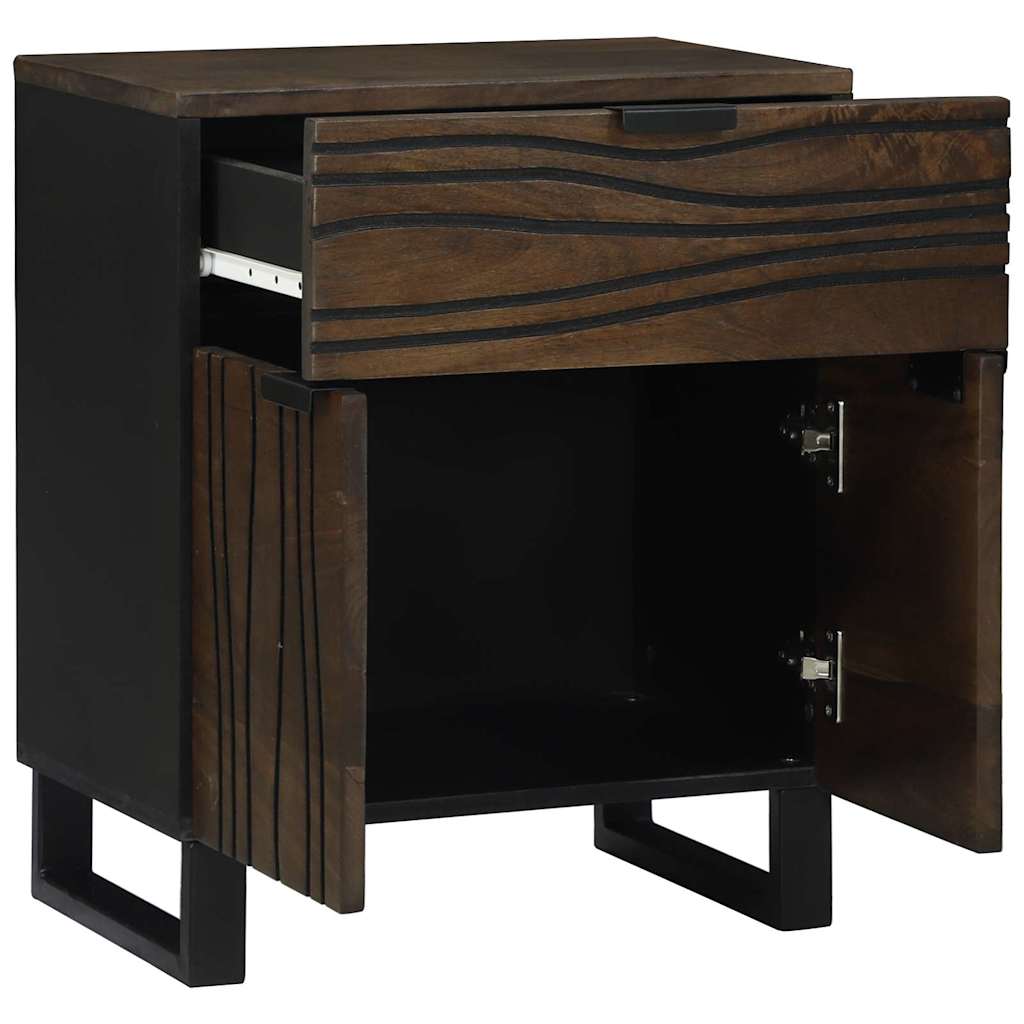 vidaXL Bedside Cabinet Walnut 50 x 33 x 60 cm Engineered Wood