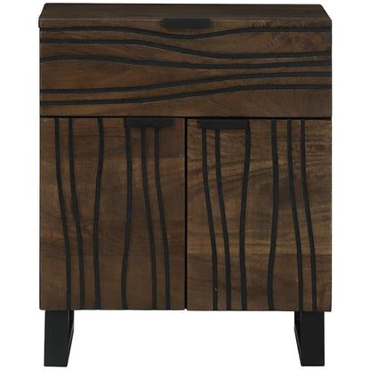 vidaXL Bedside Cabinet Walnut 50 x 33 x 60 cm Engineered Wood
