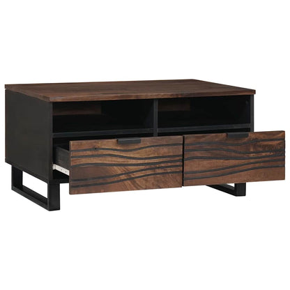 vidaXL Coffee Table Walnut 80 x 54 x 40 cm Engineered Wood
