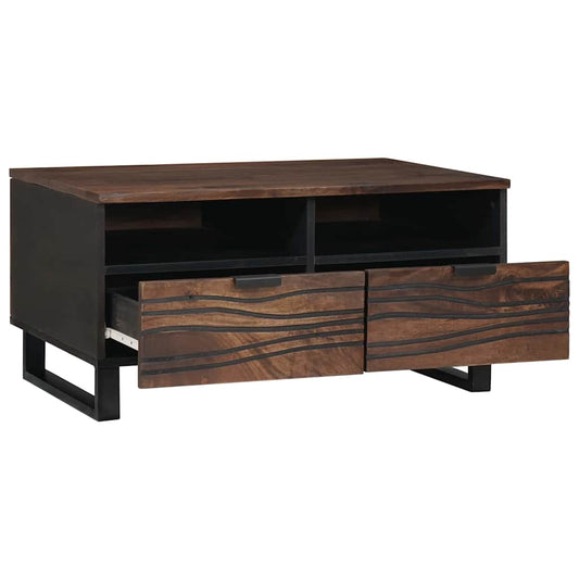 vidaXL Coffee Table Walnut 80 x 54 x 40 cm Engineered Wood