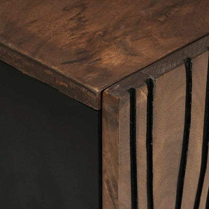 vidaXL TV Units with Drawer Walnut 105 x 33 x 46 cm Engineered wood