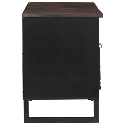 vidaXL TV Units with Drawer Walnut 105 x 33 x 46 cm Engineered wood