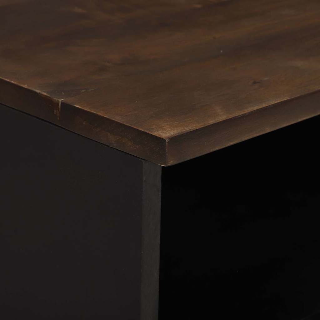 vidaXL TV Units with Drawer Walnut 100 x 33 x 46 cm Engineered wood