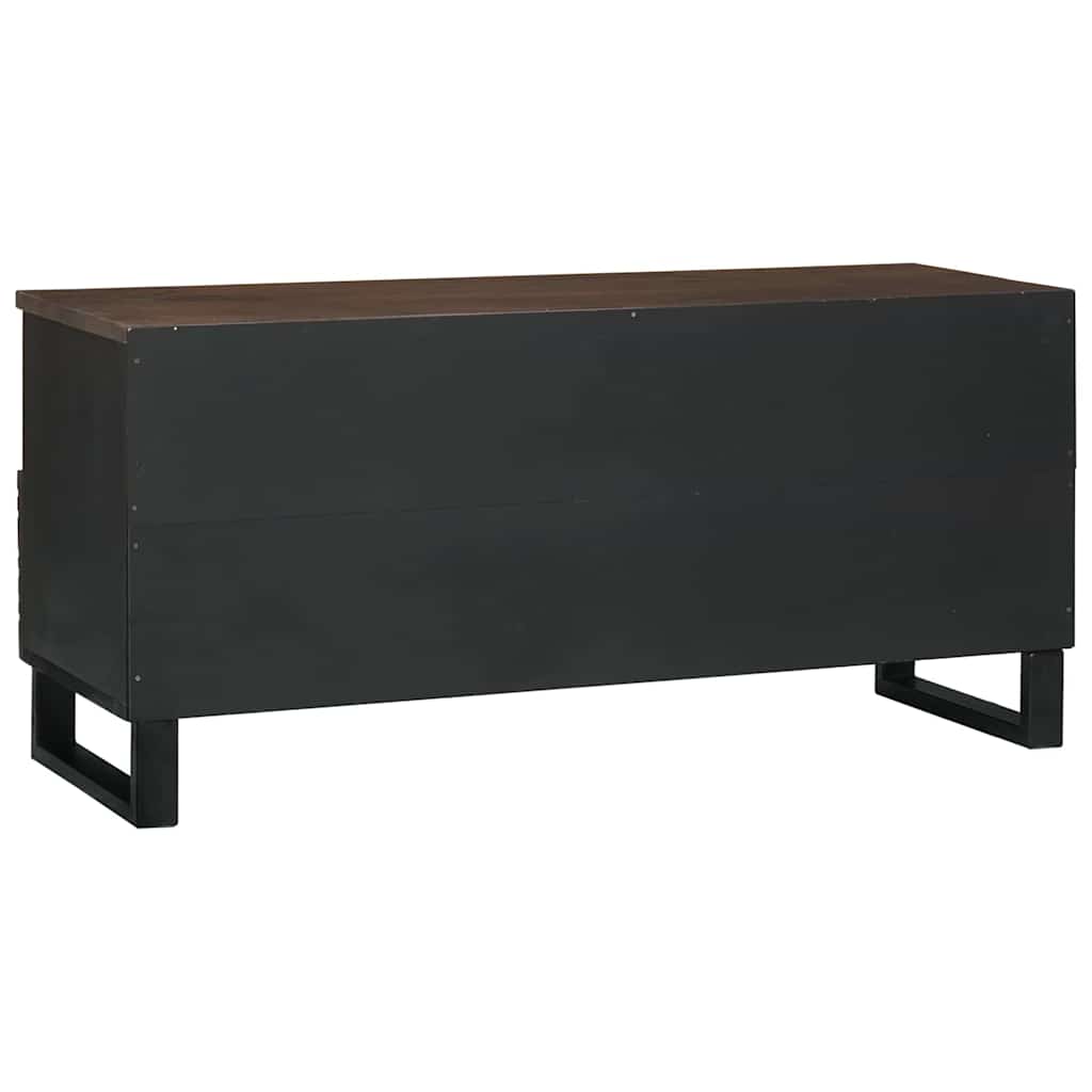 vidaXL TV Units with Drawer Walnut 100 x 33 x 46 cm Engineered wood