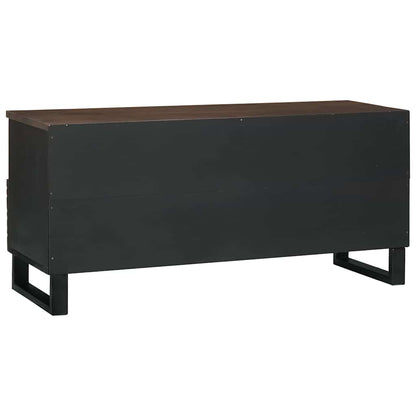 vidaXL TV Units with Drawer Walnut 100 x 33 x 46 cm Engineered wood