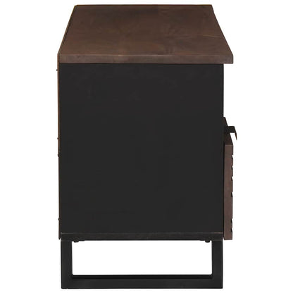 vidaXL TV Units with Drawer Walnut 100 x 33 x 46 cm Engineered wood