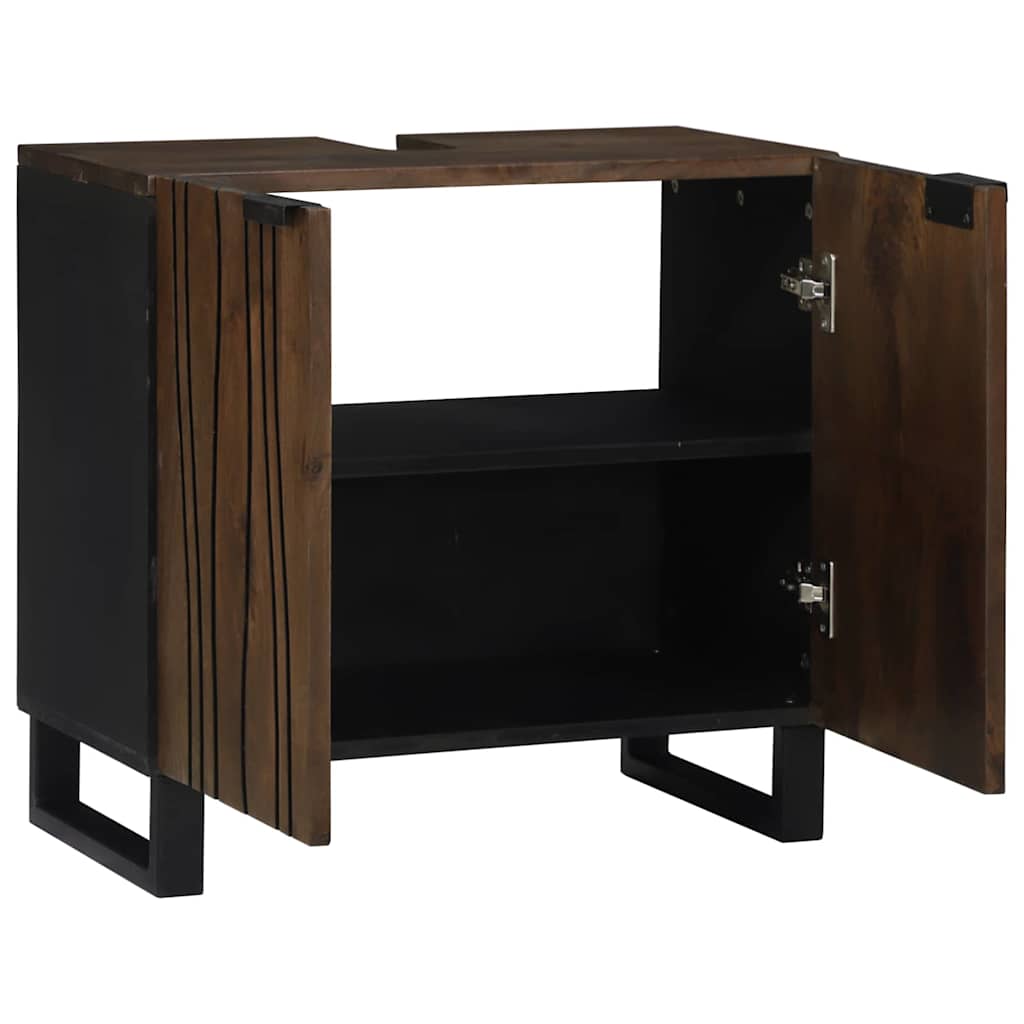vidaXL Bathroom Sink Cabinet Walnut 62 x 33 x 58 cm Engineered wood