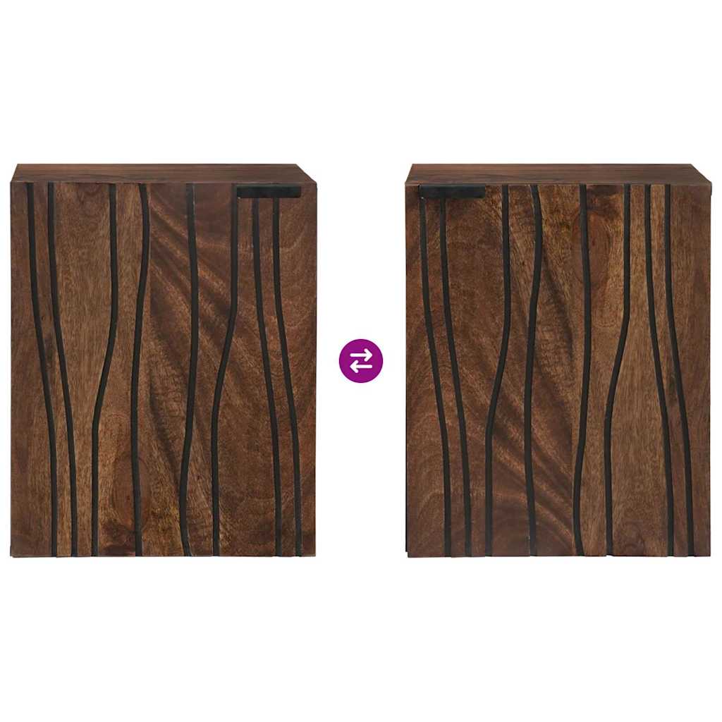 vidaXL Bathroom Sink Cabinet Walnut 38 x 33.5 x 48 cm Engineered wood
